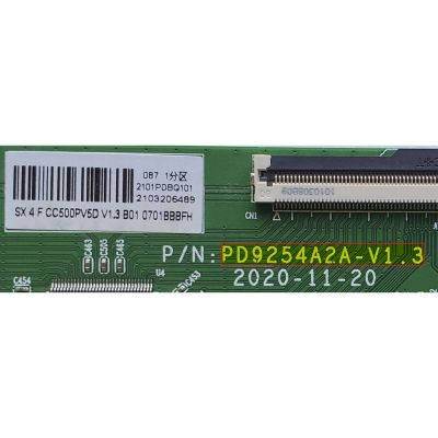 T-CON ORIGINAL PARA TV HKPRO / NUMERO DE PARTE PD9254A2A-V1.3 / 2101PDBQ101 / 2103206489 / CC500PV5D / DISPLAY CC500PV5D / MODELO HKP50UHD2 - Imagen 2